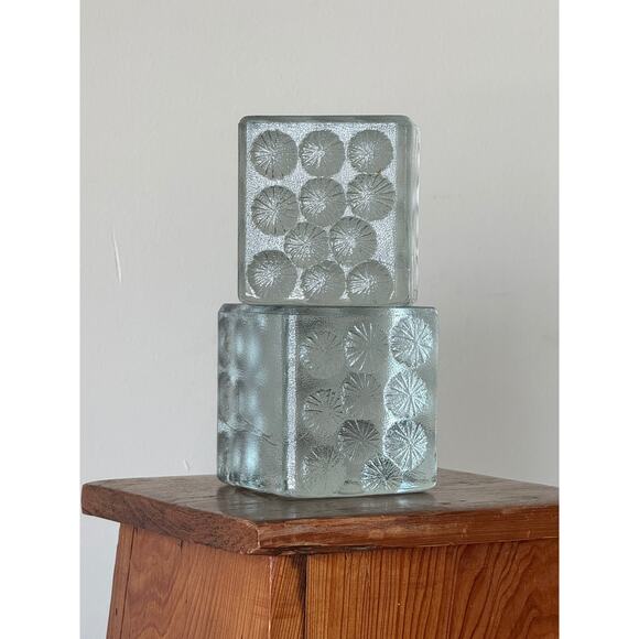 Vintage Blenko Mid Century Art Glass Bookends - Picture 5 of 5